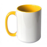15oz inner / handle Colored Sublimation Mugs