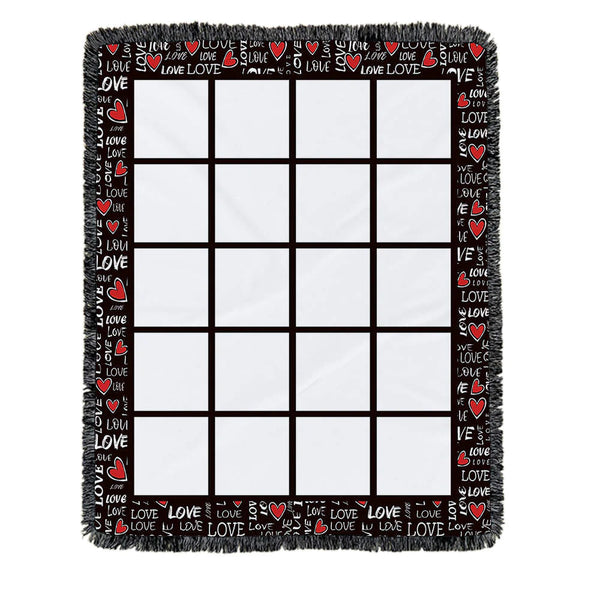 Sublimation Blanket 20 Panel Love 50"x60"