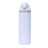 24oz Insulated Stainless Steel Water Bottle with Straw & Spout – Push-Button Lid with Lock For Engraving, UV DTF, HTV, Non Sublimation