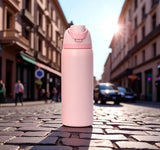 32oz Insulated Stainless Steel Water Bottle with Straw & Spout – Push-Button Lid with Lock For Engraving, UV DTF, HTV, Non Sublimation