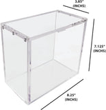 Acrylic Clear Magnetic Display Case Box ETB Boxes Current 6MM Thick Magnetic Closure Fit for Pokemon Elite Trainer Boxes