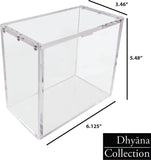 Acrylic Clear Magnetic Display Case 6MM Thick Magnetic Closure Made for Pokemon TCG Booster Boxes Ultra Strong Magnets