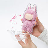 Premium Acrylic Display Case for Labubu Figures – UV Resistant, Dustproof, Clear Showcase Box