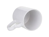 Heart Handle Sublimation Mug – 11oz Ceramic Coffee Mug for Full Color Custom Printing