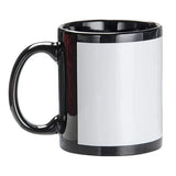 11oz Sublimation Blank Ceramic Coffee Mug – White Patch Printing Area – Premium Sublimation Mug