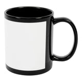 11oz Sublimation Blank Ceramic Coffee Mug – White Patch Printing Area – Premium Sublimation Mug