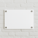 Sublimation Glass Photoboard – Wall-Mounted with Standoffs