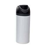 16oz Sublimation Stainless Steel Water Bottle – Straw & Spout Lid | Double Wall Insulated | Custom Print Blank Tumbler