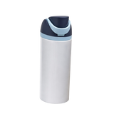 16oz Sublimation Stainless Steel Water Bottle – Straw & Spout Lid | Double Wall Insulated | Custom Print Blank Tumbler