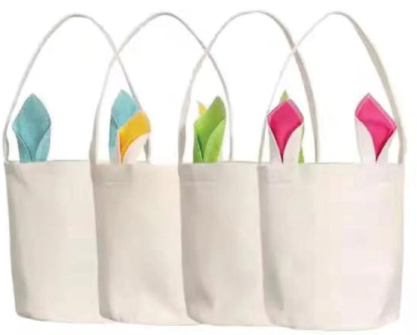 Sublimation Bunny Easter Basket Totes