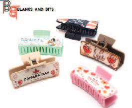 Hair Clip Sublimation Double Sided