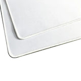 White Stitch Playmats Pack of 10  14"x 24"