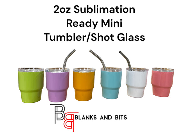 Sublimation Mini 2oz Tumbler Shot Glass