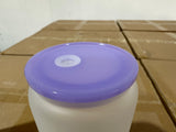 Sublimation Blank 16oz Frosted Glass  Can with Plastic Lid