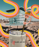 Silicone Straw Toppers Pack of 5