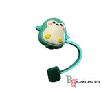 Silicone Straw Toppers Pack of 5