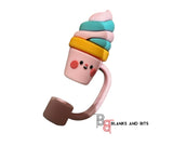 Silicone Straw Toppers Pack of 5