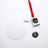 Led Light Up Ornament 2.75 “ Round