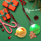 Led Light Up Ornament 2.75 “ Round