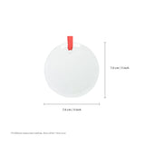 Sublimation Glass 3” Round Ornament