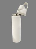 Straw-and-Spout Sublimation Stainless Steel Water Bottle
