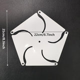 Sublimation Pinwheel Blank Fan Plastic