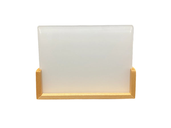 Acrylic Sublimation Photo Sheet 6”x8” with Bamboo Stand