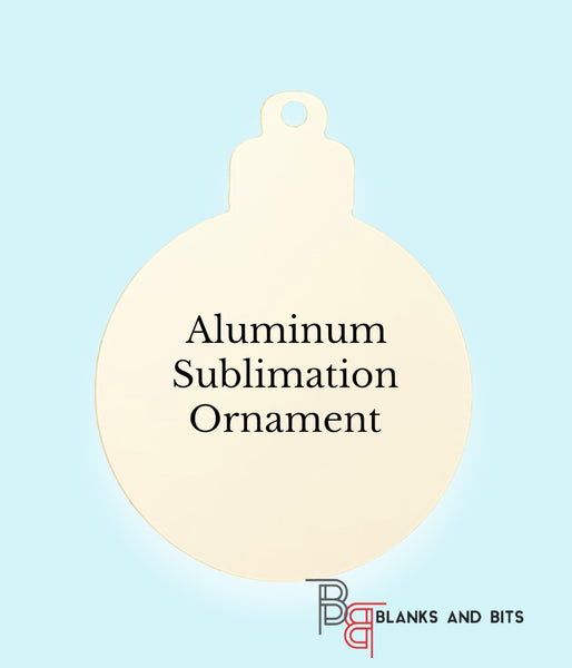 Aluminum Sublimation Ornament Pack of 5