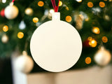 Aluminum Sublimation Round Ornament Pack of 5