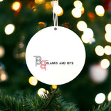 Aluminum Sublimation Round Ornament 3.75" Pack of 5