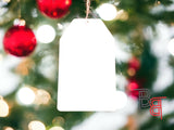 Aluminum Sublimation Gift Tag Ornament Pack of 5