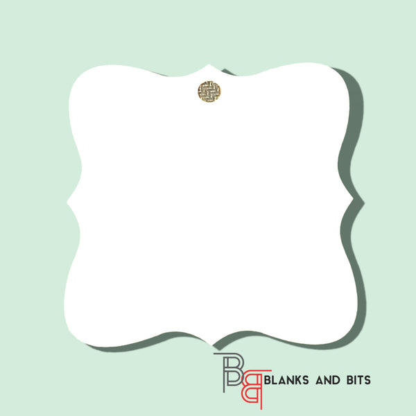 Aluminum Sublimation Prague Ornament Pack of 5