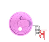 Colour Silicone Glass Can Replacement Lids Pack of 5