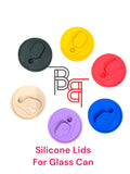 Colour Silicone Glass Can Replacement Lids Pack of 5