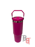30oz Sublimation Blank Stainless Steel Travel Tumbler with Handle