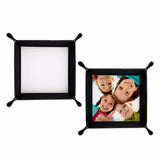 Snap Tray PU Leather Catch All Sublimation Blank 8.25"