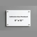 Sublimation Glass Photoboard – Wall-Mounted with Standoffs