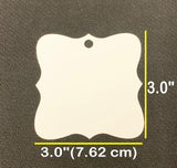 Aluminum Sublimation Prague Ornament Pack of 5