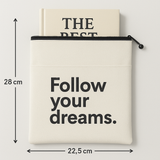 Linen Sublimation Book Sleeve – Blank Heat Transfer Ready Available in 2 Sizes