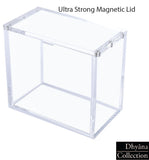 Acrylic Clear Magnetic Display Case 6MM Thick Magnetic Closure Made for Pokemon TCG Booster Boxes Ultra Strong Magnets