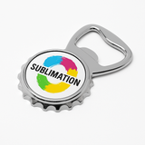 Blank Chrome Bottle Opener Fridge Magnet – Sublimation Ready