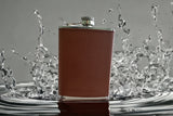 Pocket Hip 8oz Flask PU Leather for Vinyl or Engraving