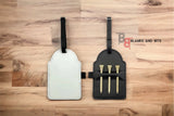Sublimation Golf Tee Holder Bag Tag
