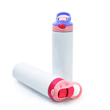 20 OZ KIDS SUBLIMATION SIPPY STRAIGHT TUMBLERS WITH HANDLE
