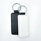 PU Leather Sublimation Blanks Keychains Pack of 6