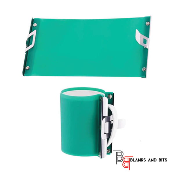 Sublimation Silicone Mug Wrap with Clamp for 15-Oz Mugs