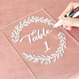 Acrylic Clear 5"x7" Blank Sign 1.5mm Pack of 10