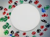 Poker Chip Blanks 39mm for Sublimation or UV  Pack of 25
