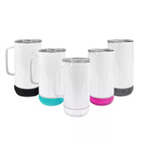 Straight Sublimation 14oz Coffee Mugs with Bluetooth Speaker Bottom