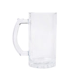 Sublimation 16oz Beer Stein Clear Glass